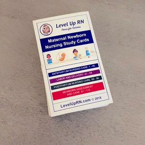 Level up RN maternal newborn nursing study cards